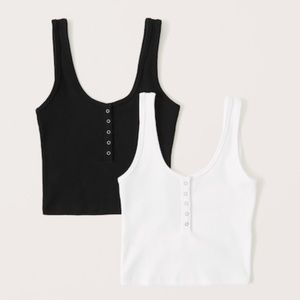 Women's
2-Pack Ribbed Henley Tank